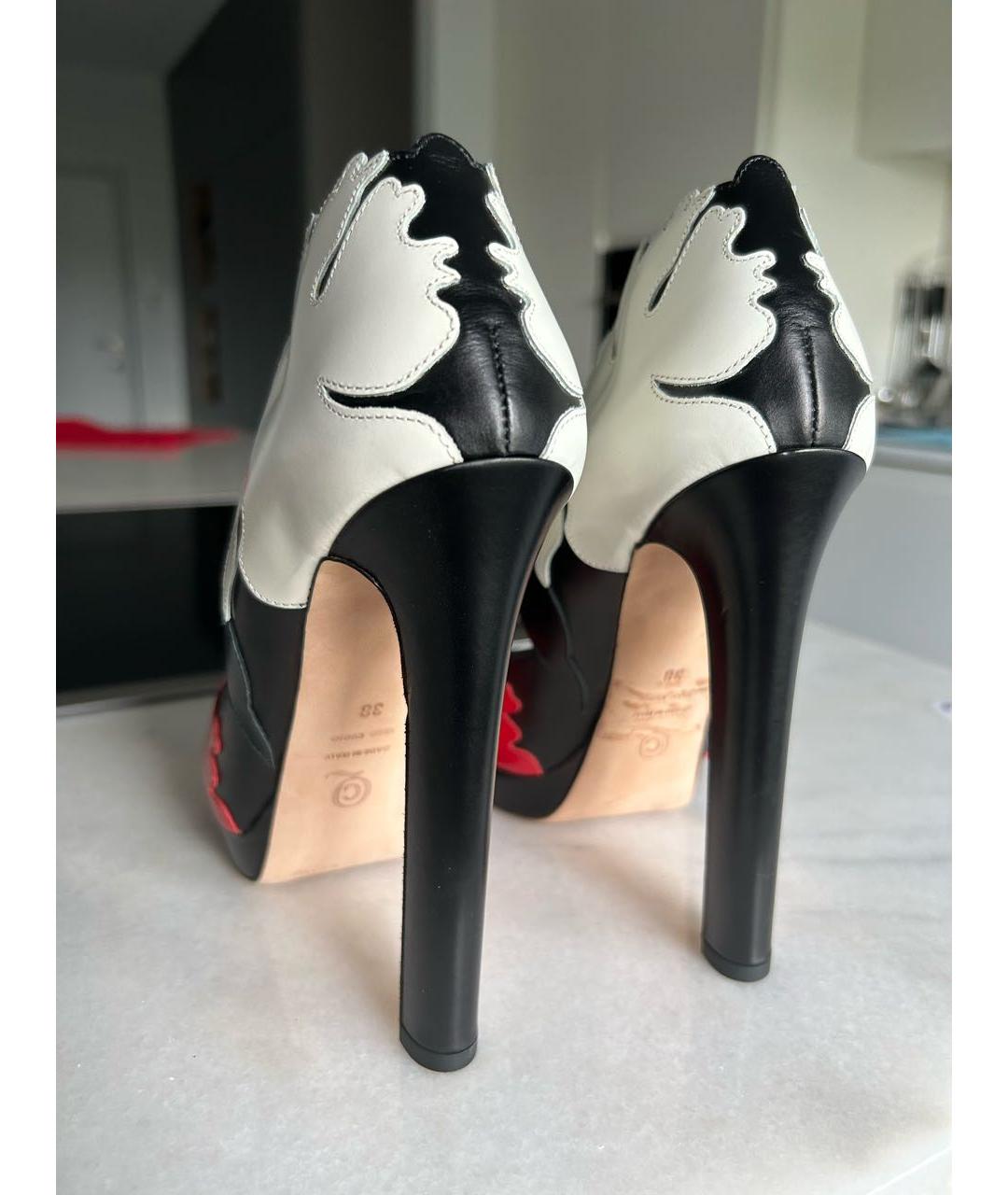 MCQ ALEXANDER MCQUEEN Мульти кожаные туфли, фото 4