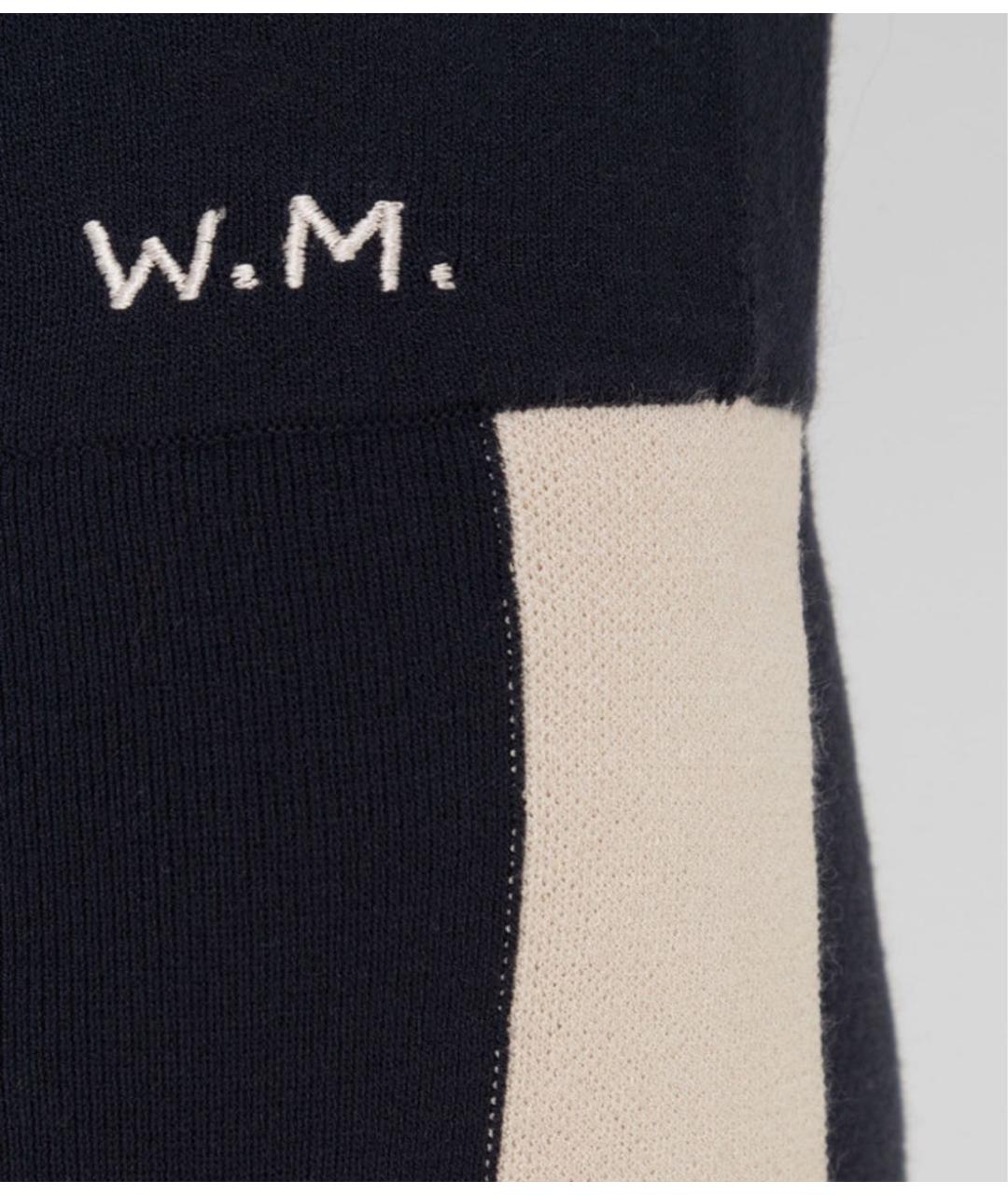 MAX MARA Синие вискозные прямые брюки, фото 4