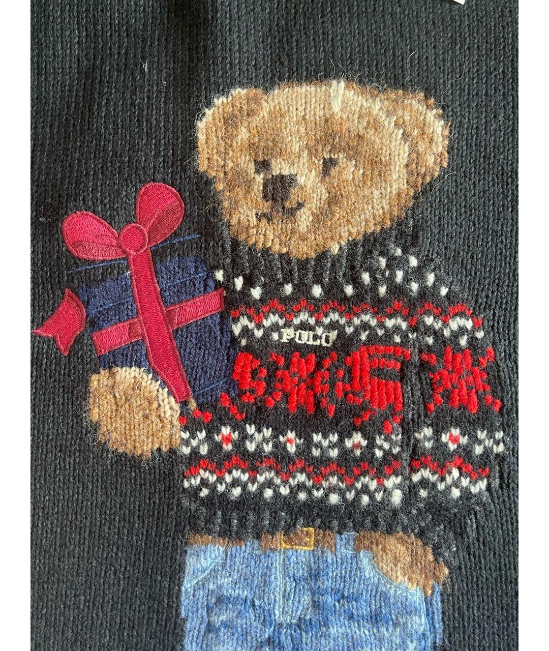 POLO RALPH LAUREN Черный хлопковый джемпер / свитер, фото 7