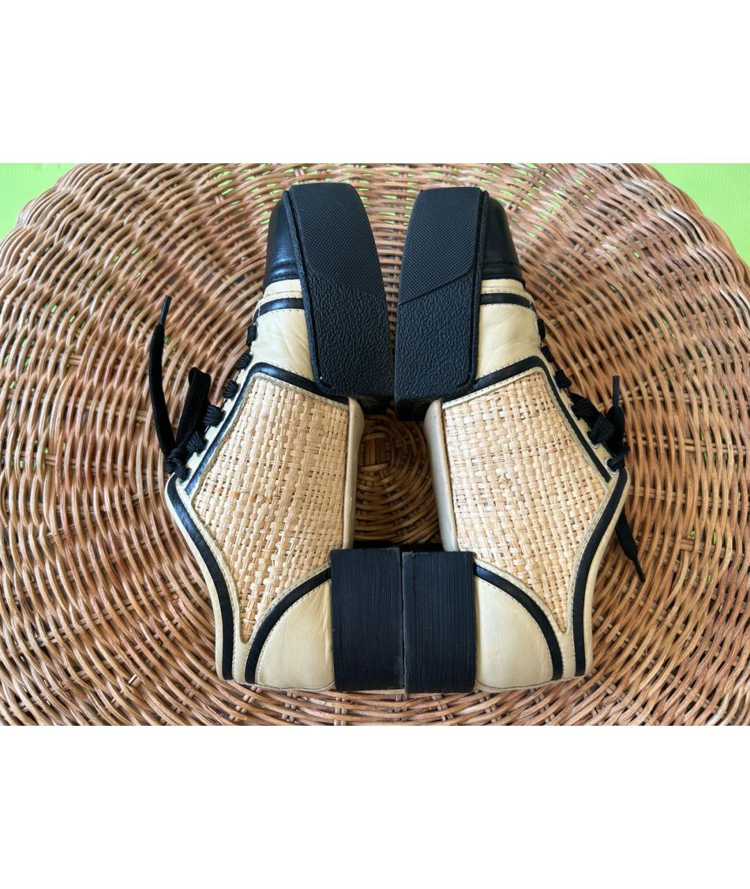 CHANEL Мульти кожаные брогги и оксфорды, фото 8