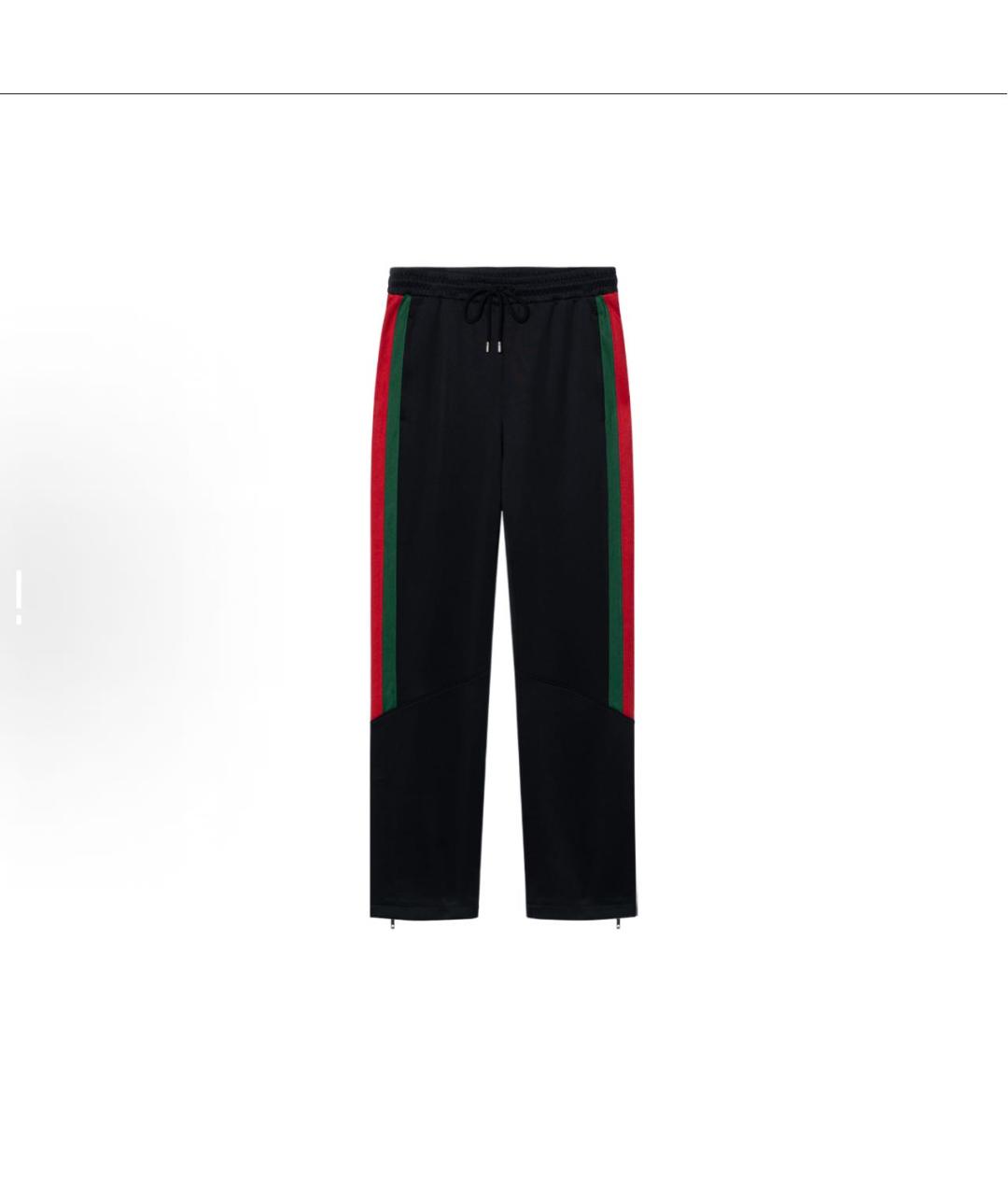 GUCCI Черные повседневные брюки, фото 7