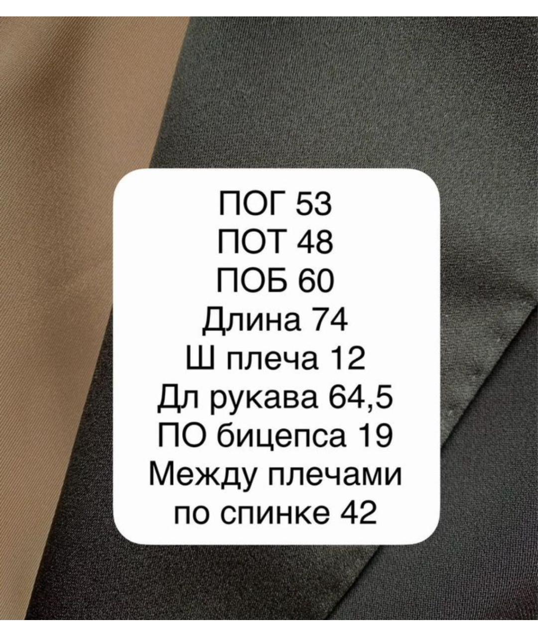 MAX MARA Черный ацетатный жакет/пиджак, фото 4