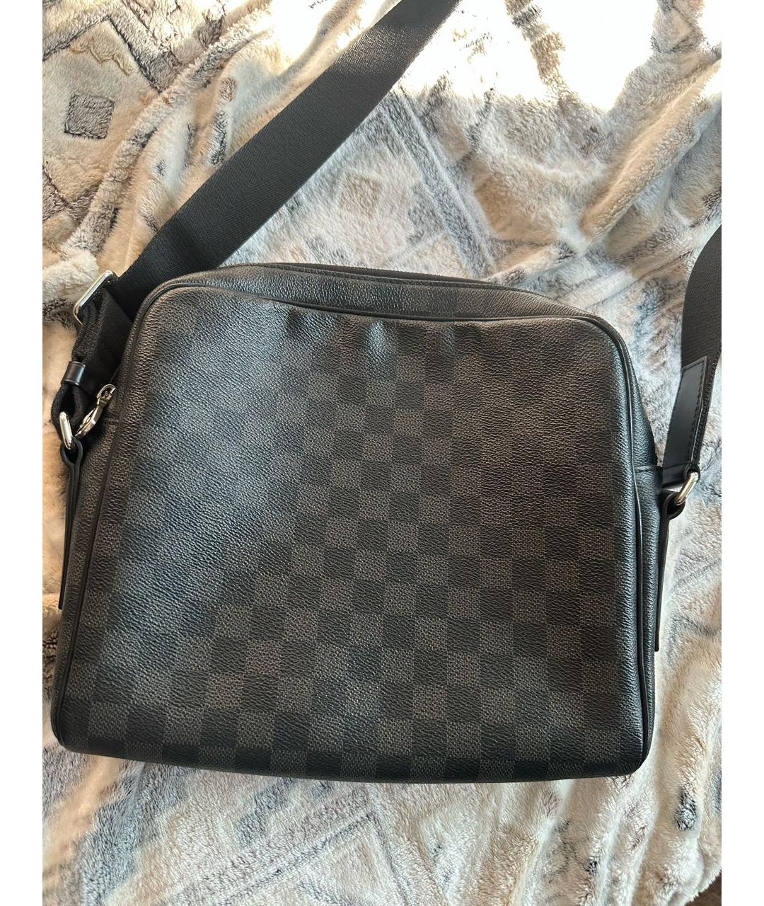 LOUIS VUITTON Серая сумка на плечо, фото 3