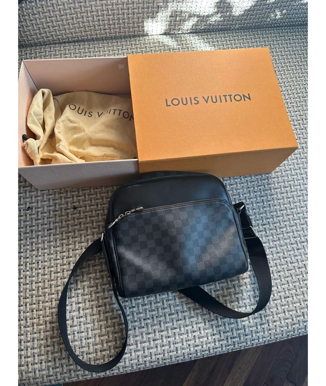 LOUIS VUITTON Серая сумка на плечо, фото 5
