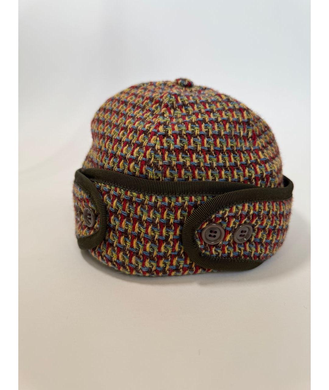 GUCCI Мульти шерстяная кепка, фото 4