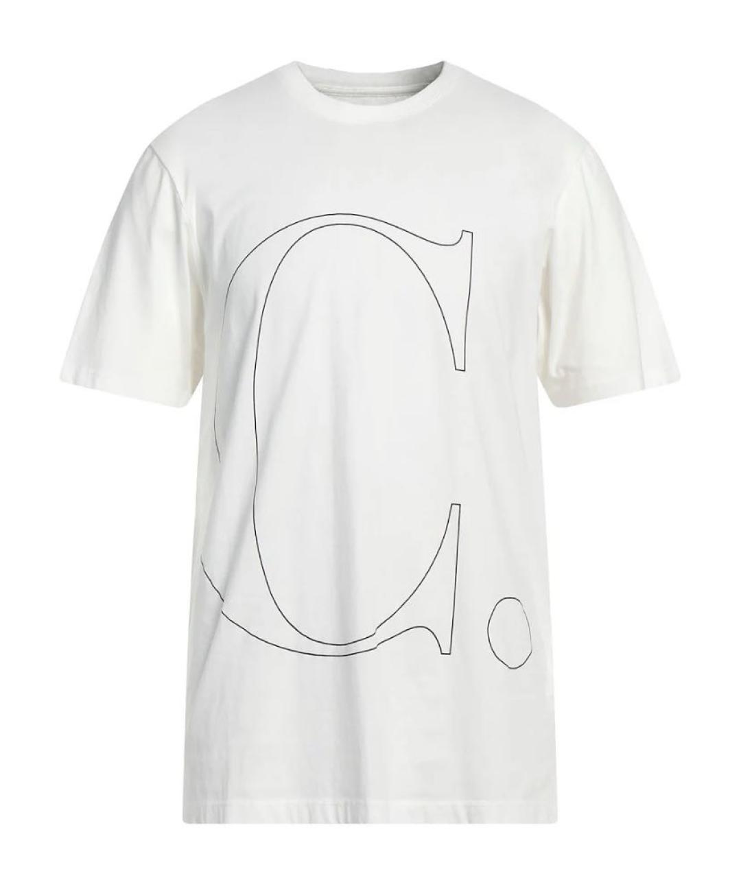 CP COMPANY Бежевая хлопковая футболка, фото 7