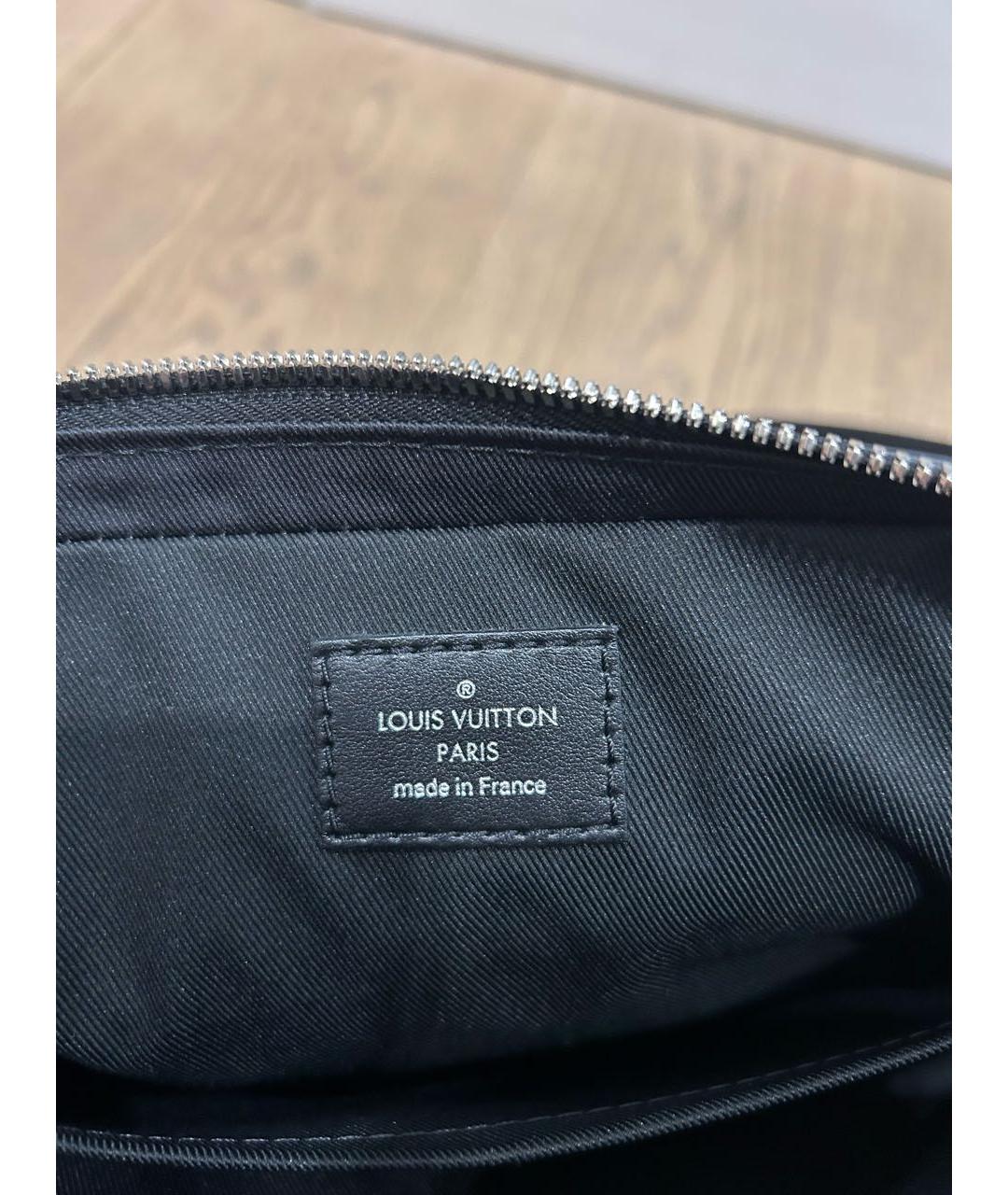 LOUIS VUITTON Антрацитовая сумка на плечо, фото 5