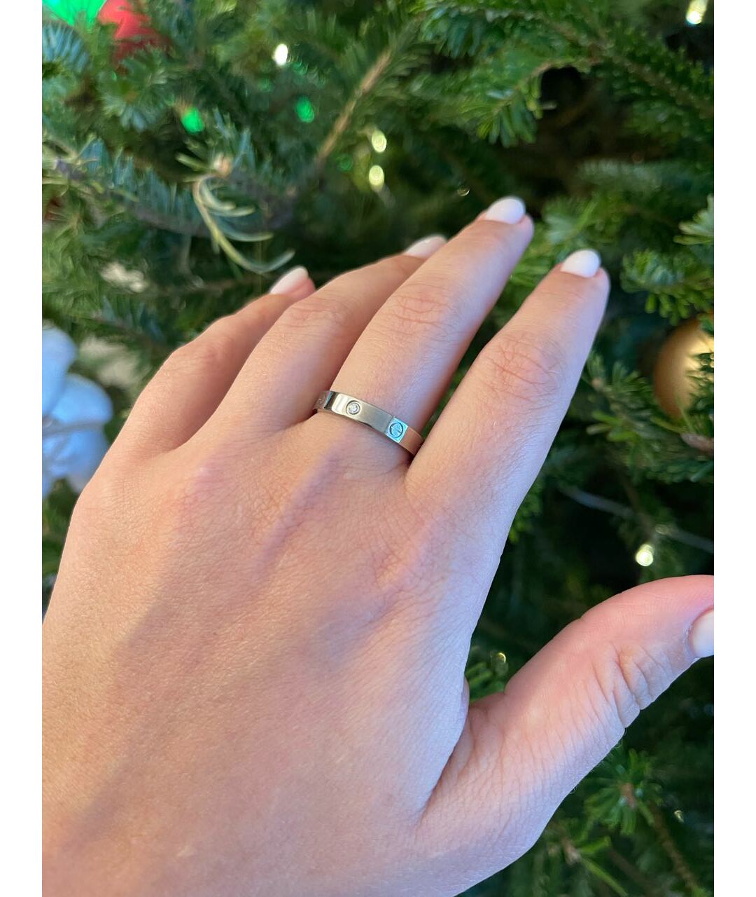 CARTIER Белое кольцо из белого золота, фото 5
