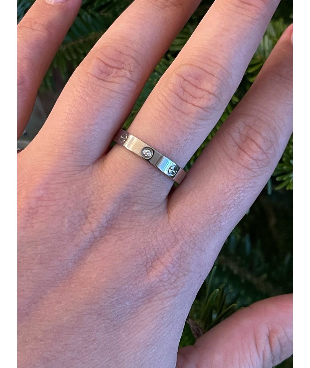 CARTIER Белое кольцо из белого золота, фото 6