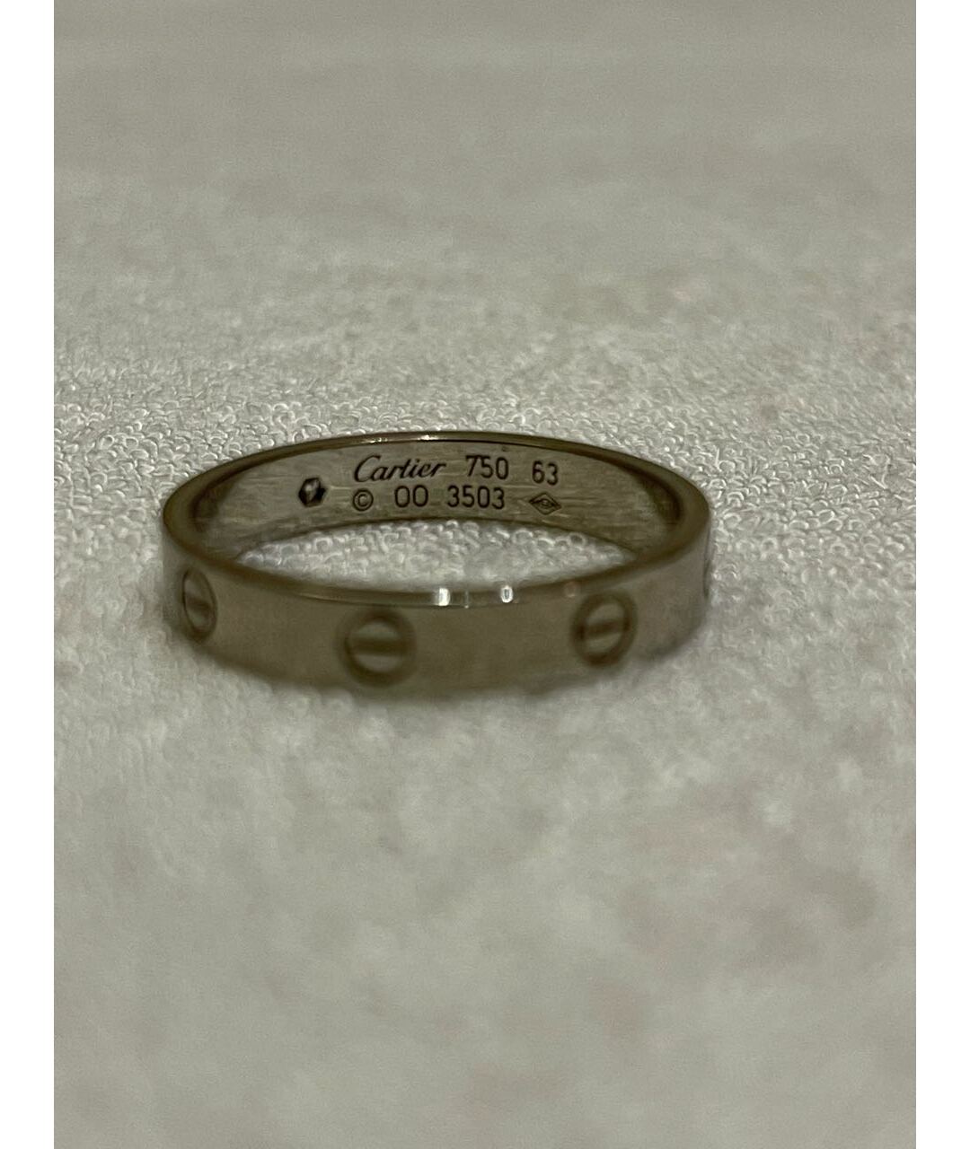 CARTIER Белое кольцо из белого золота, фото 2