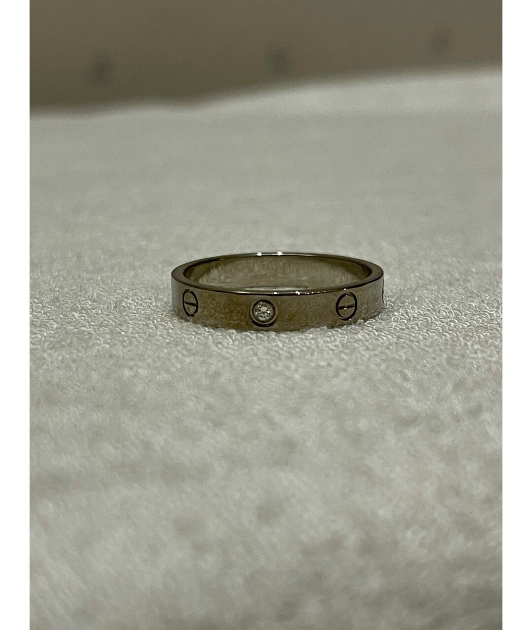 CARTIER Белое кольцо из белого золота, фото 4