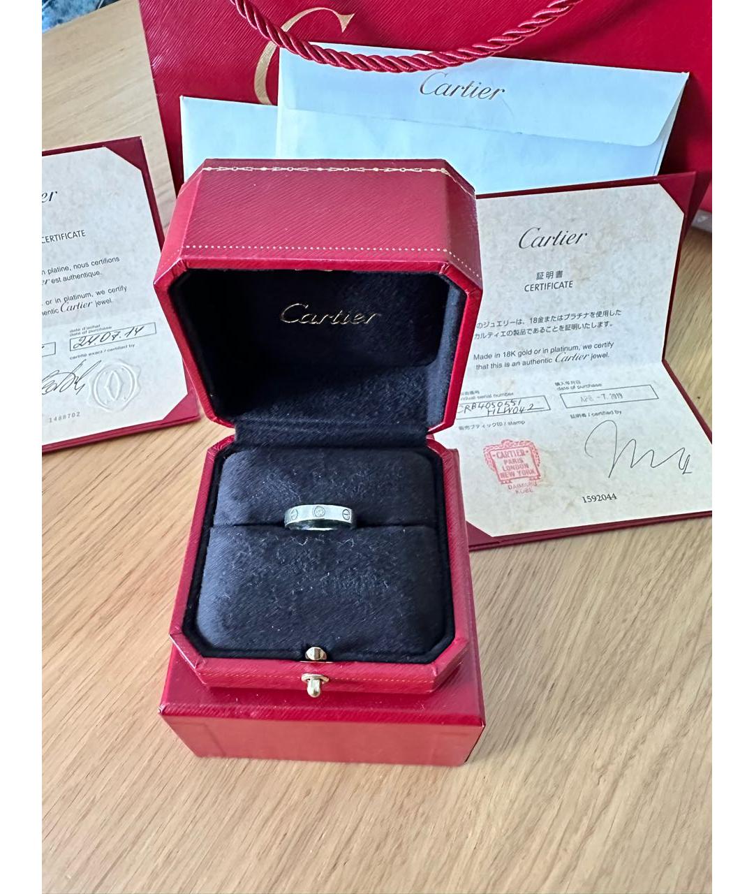 CARTIER Кольцо из белого золота, фото 3