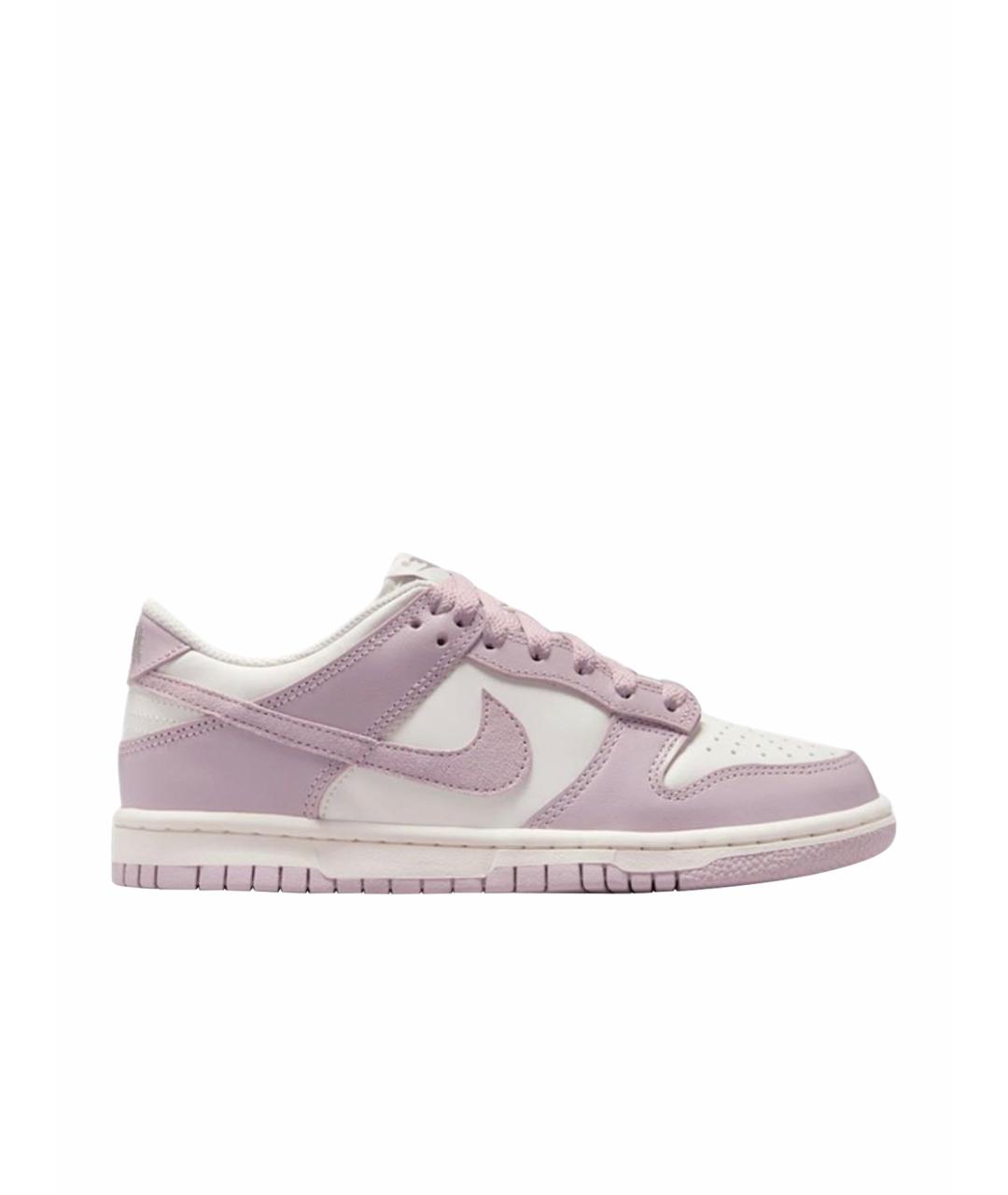 NIKE Розовые кеды из искусственной кожи, фото 1