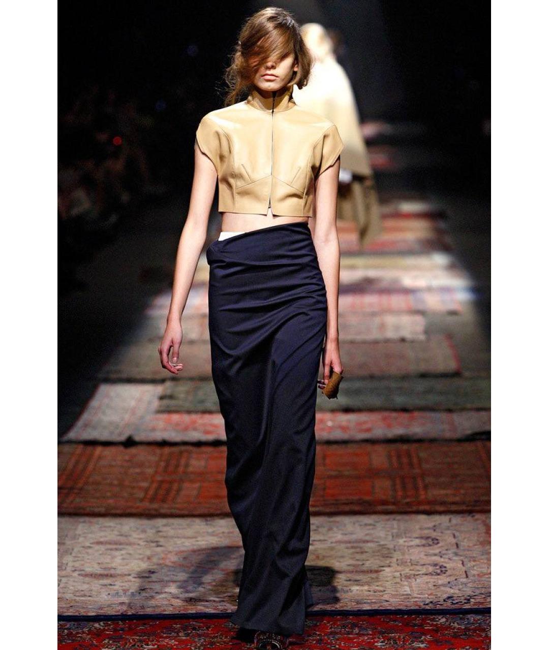 MAISON MARGIELA Коричневая кожаная жилетка, фото 2