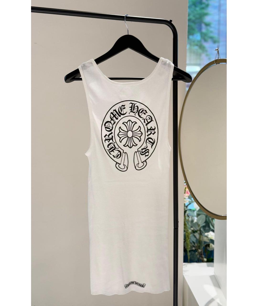 CHROME HEARTS Белая хлопковая майка, фото 2