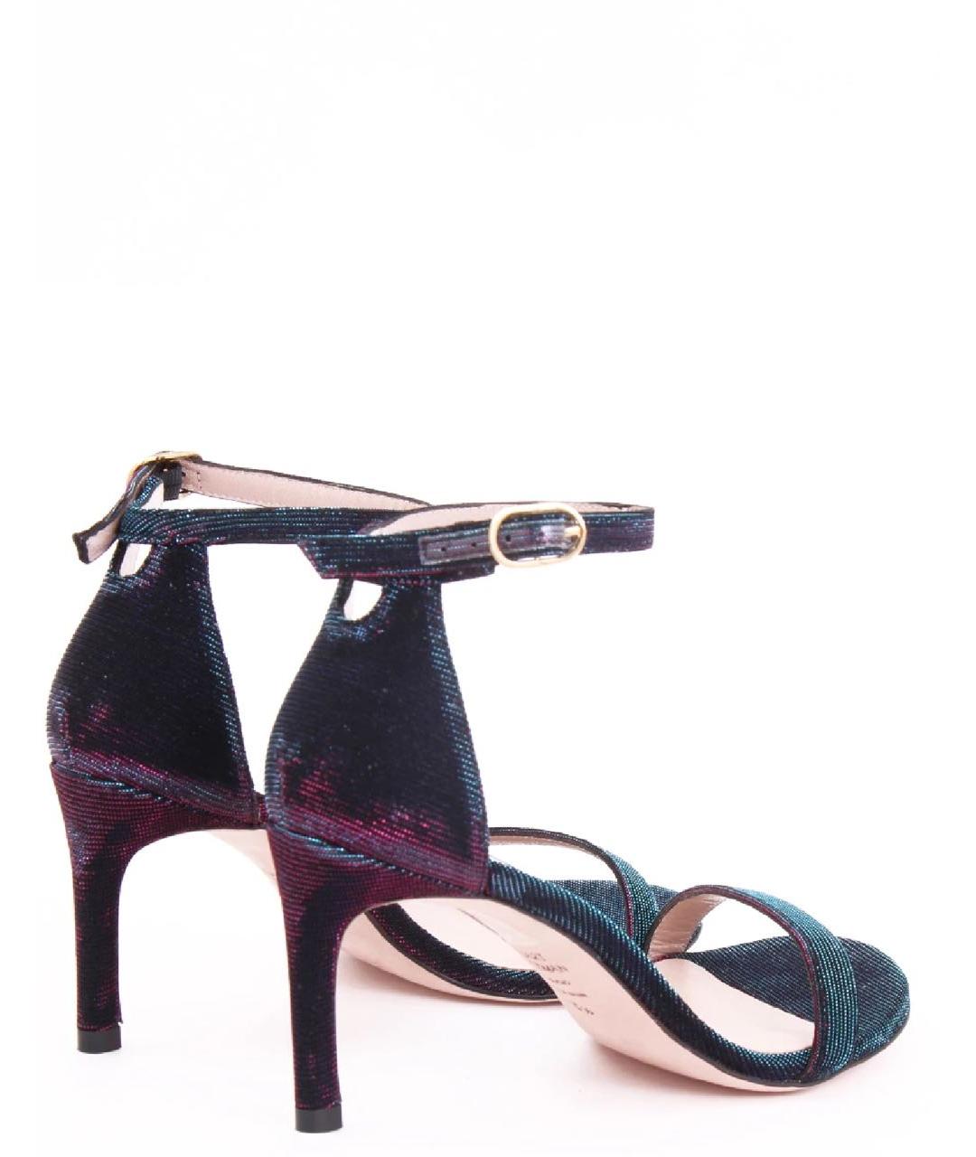 STUART WEITZMAN Мульти кожаные босоножки, фото 3