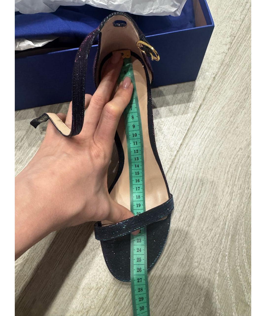 STUART WEITZMAN Мульти кожаные босоножки, фото 6