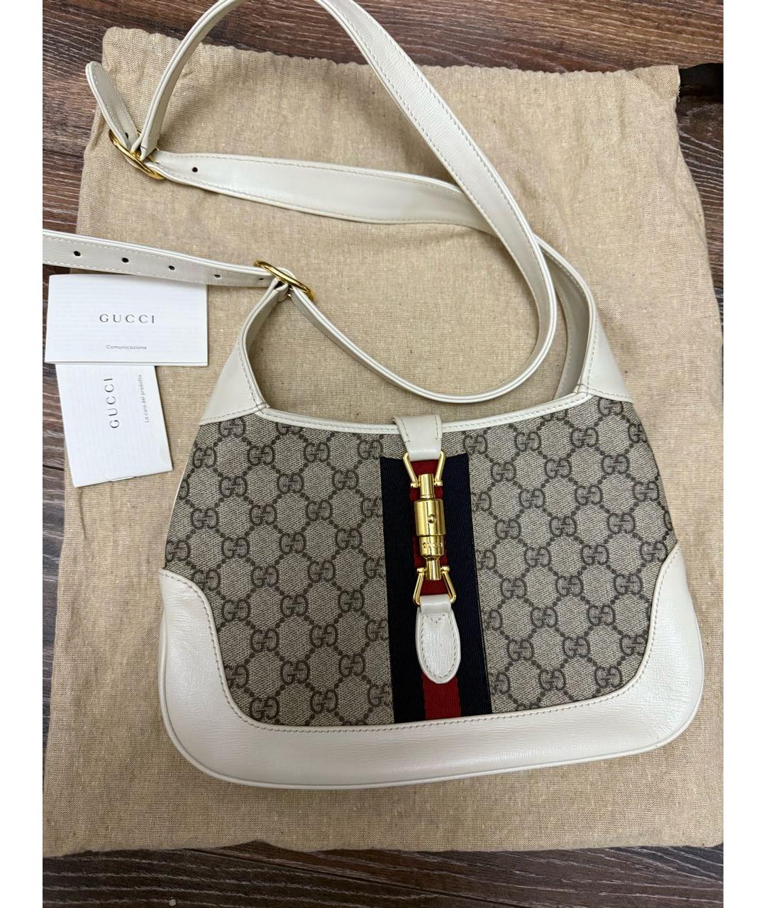 GUCCI Бежевая сумка через плечо, фото 9