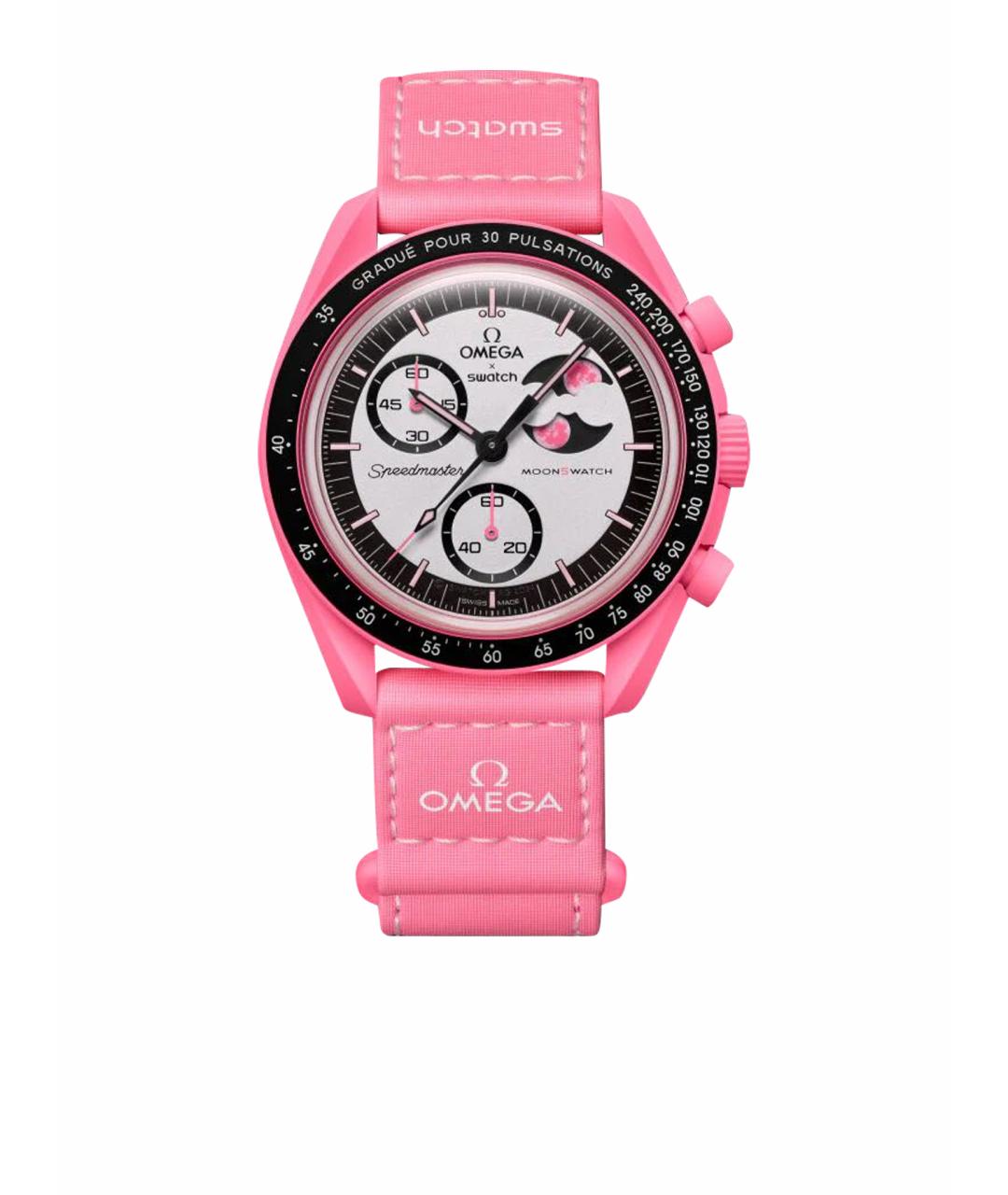 OMEGA Розовые часы, фото 1