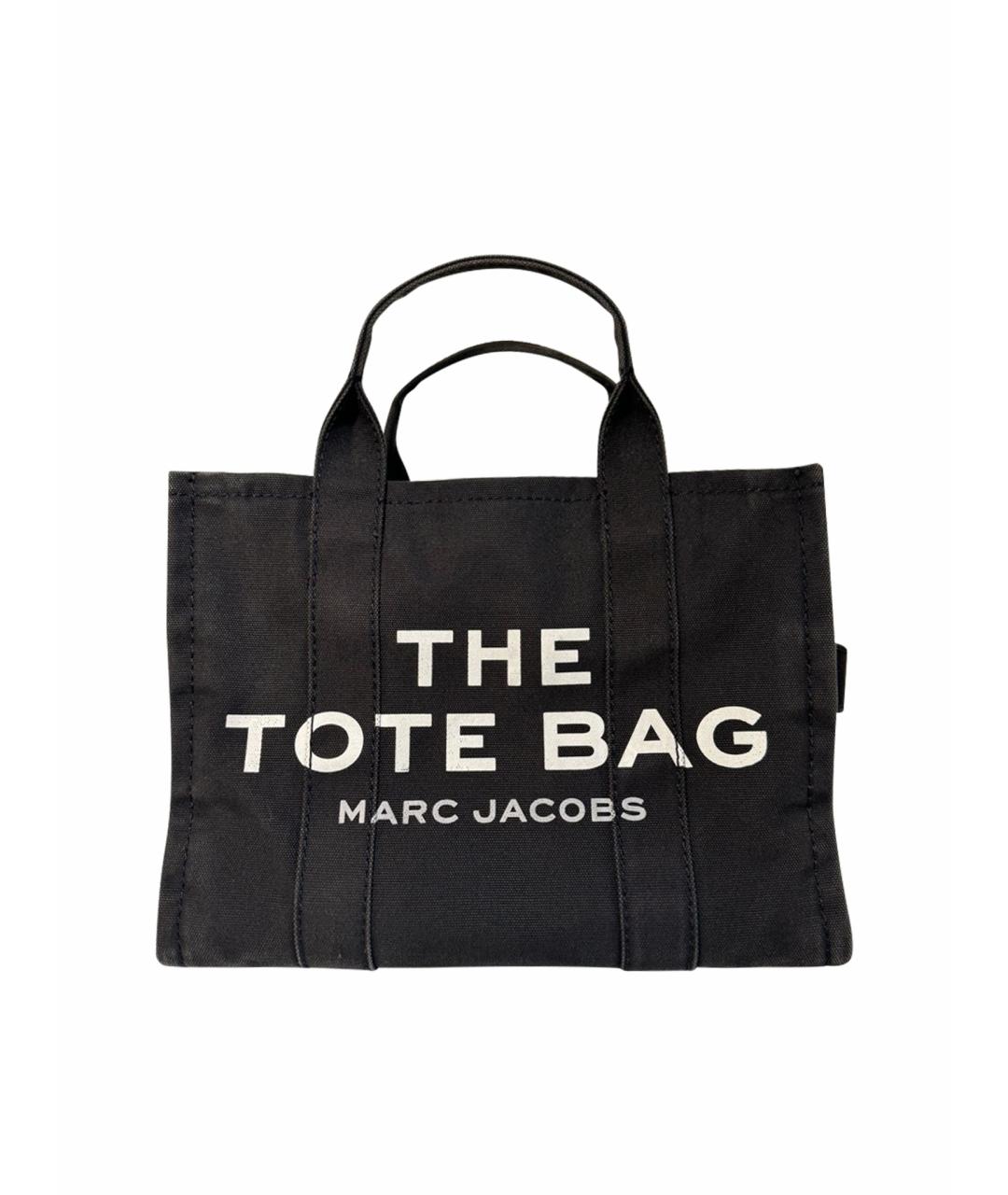 MARC JACOBS Черная тканевая сумка тоут, фото 1