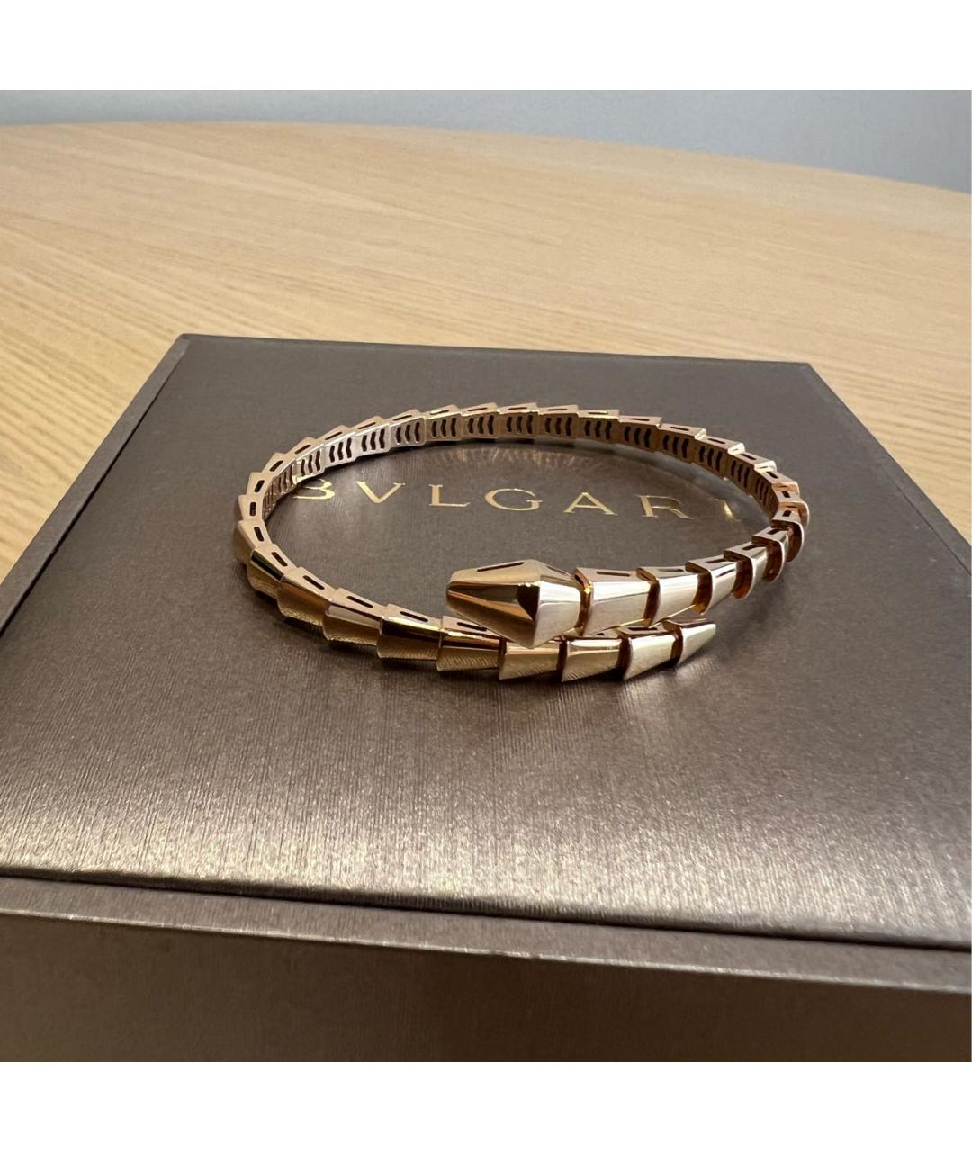 BVLGARI Золотой браслет из розового золота, фото 5