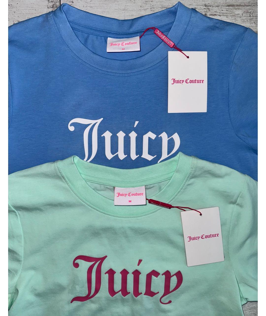 JUICY COUTURE Мульти хлопковая футболка, фото 2