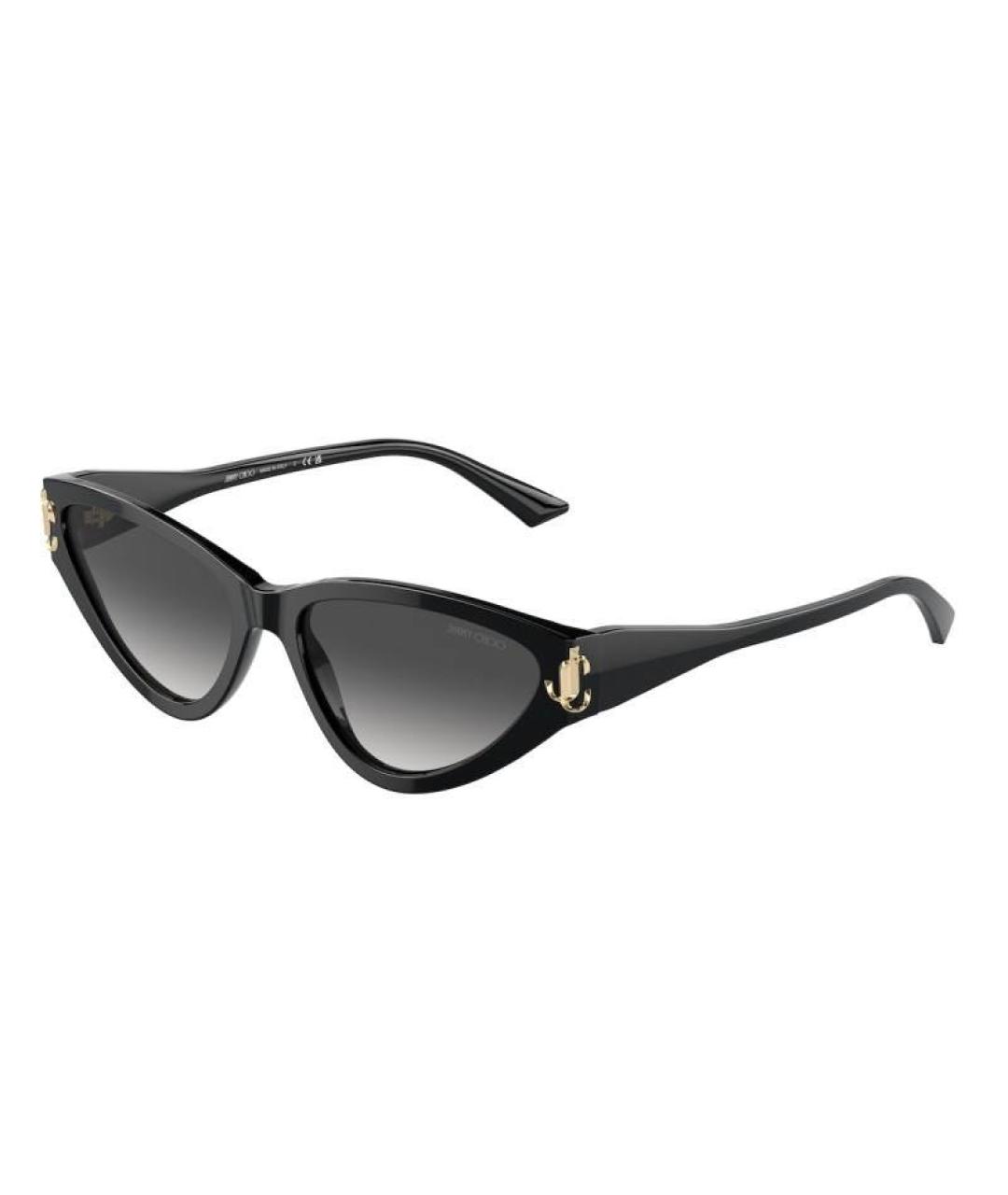 JIMMY CHOO Черные пластиковые солнцезащитные очки, фото 5