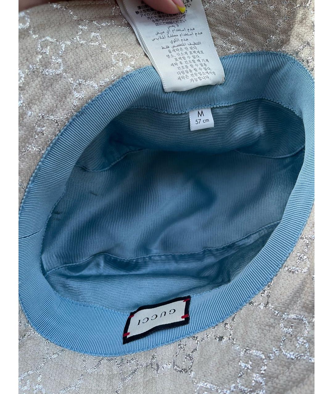 GUCCI Бежевая шерстяная панама, фото 3