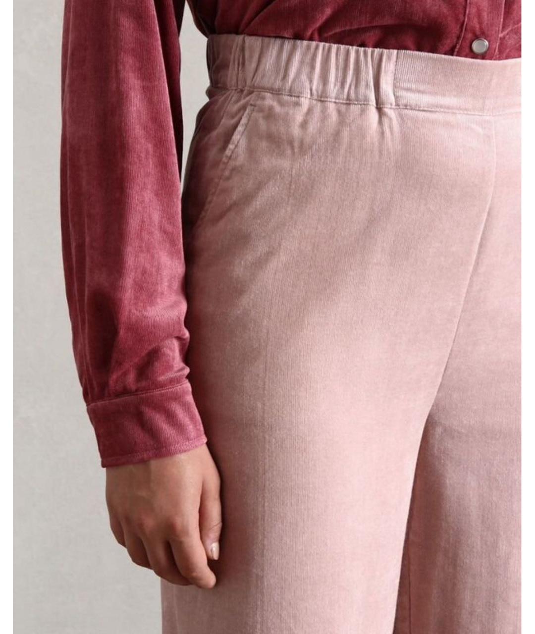 MAX MARA Бежевые вискозные прямые брюки, фото 5