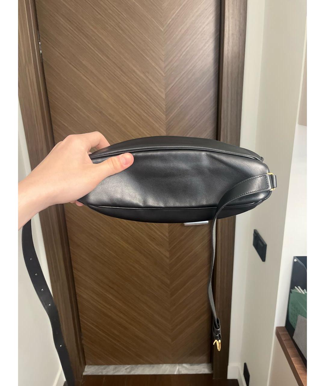 CELINE Черная кожаная поясная сумка, фото 3