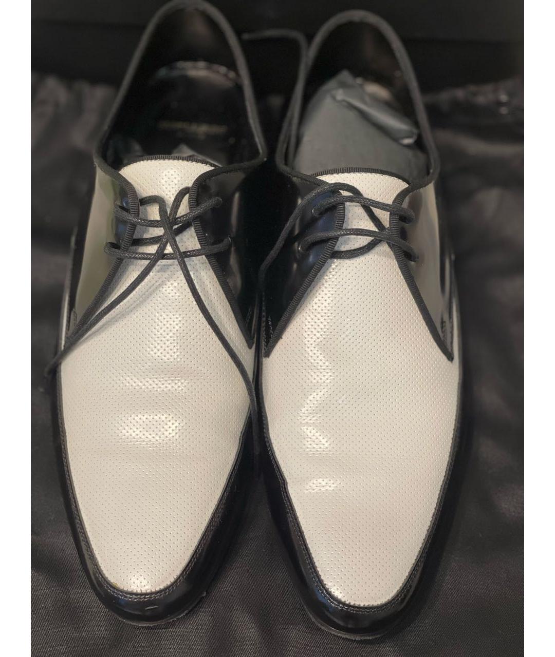 SAINT LAURENT Черные кожаные туфли, фото 2