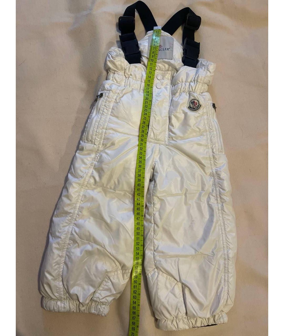 MONCLER KIDS Белый комбинезон, фото 3