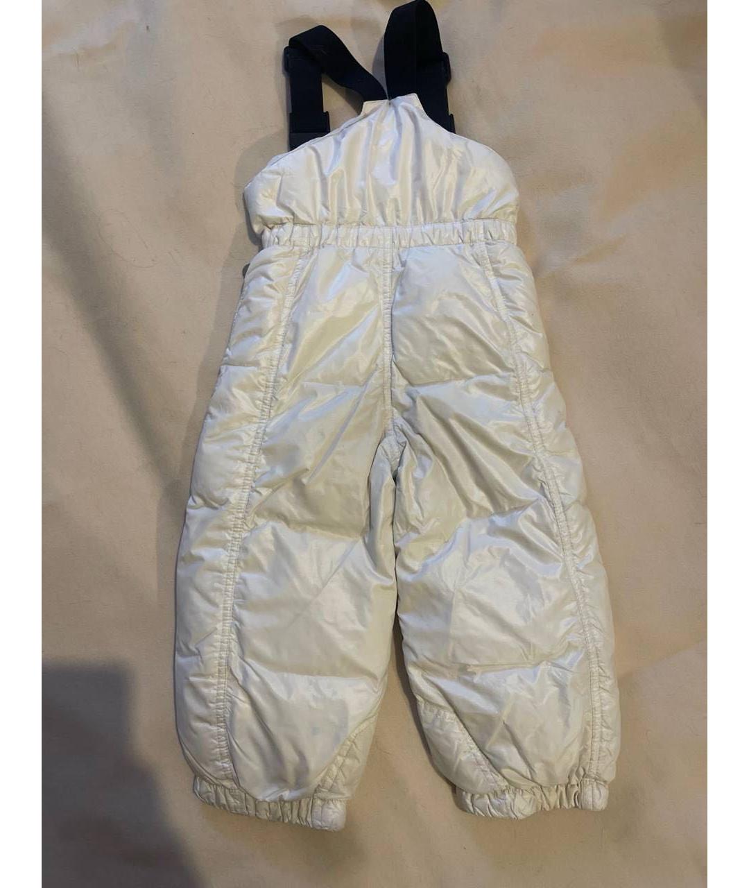 MONCLER KIDS Белый комбинезон, фото 2