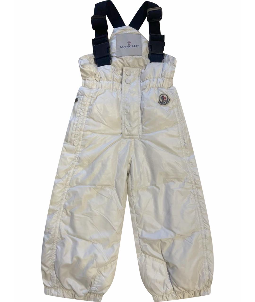 MONCLER KIDS Белый комбинезон, фото 1