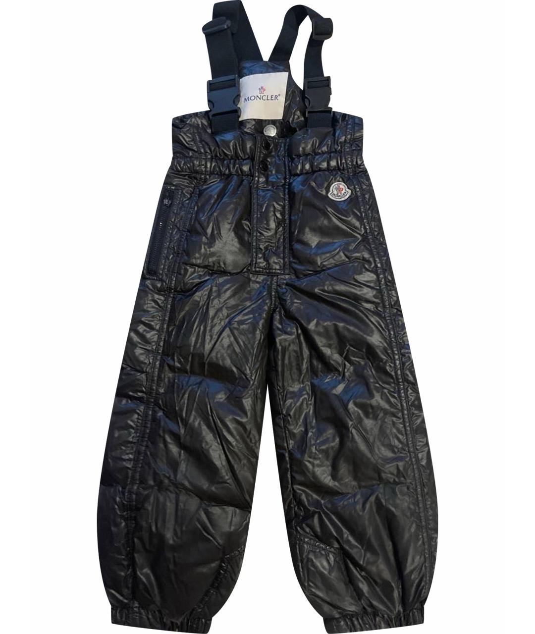 MONCLER KIDS Черный комбинезон, фото 1