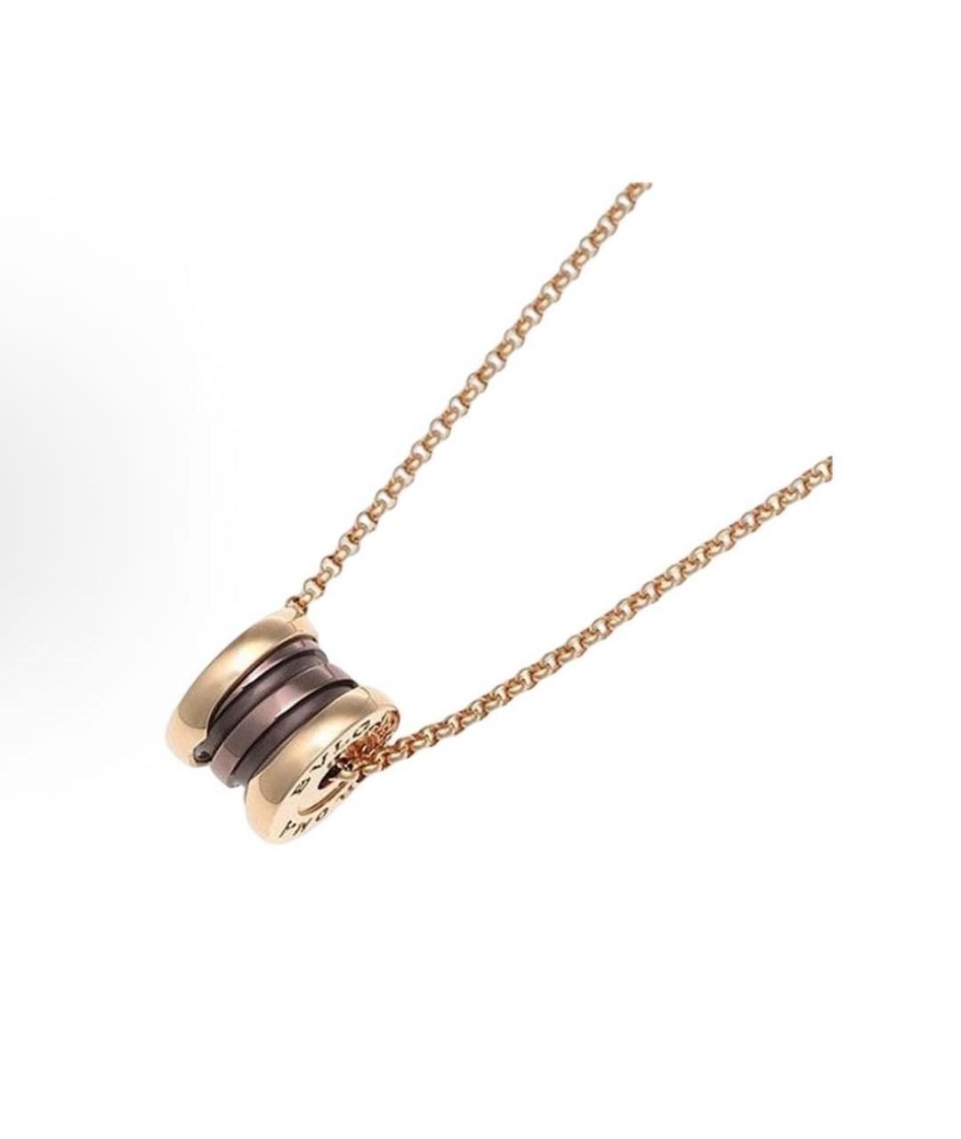 BVLGARI Розовая подвеска из розового золота, фото 2
