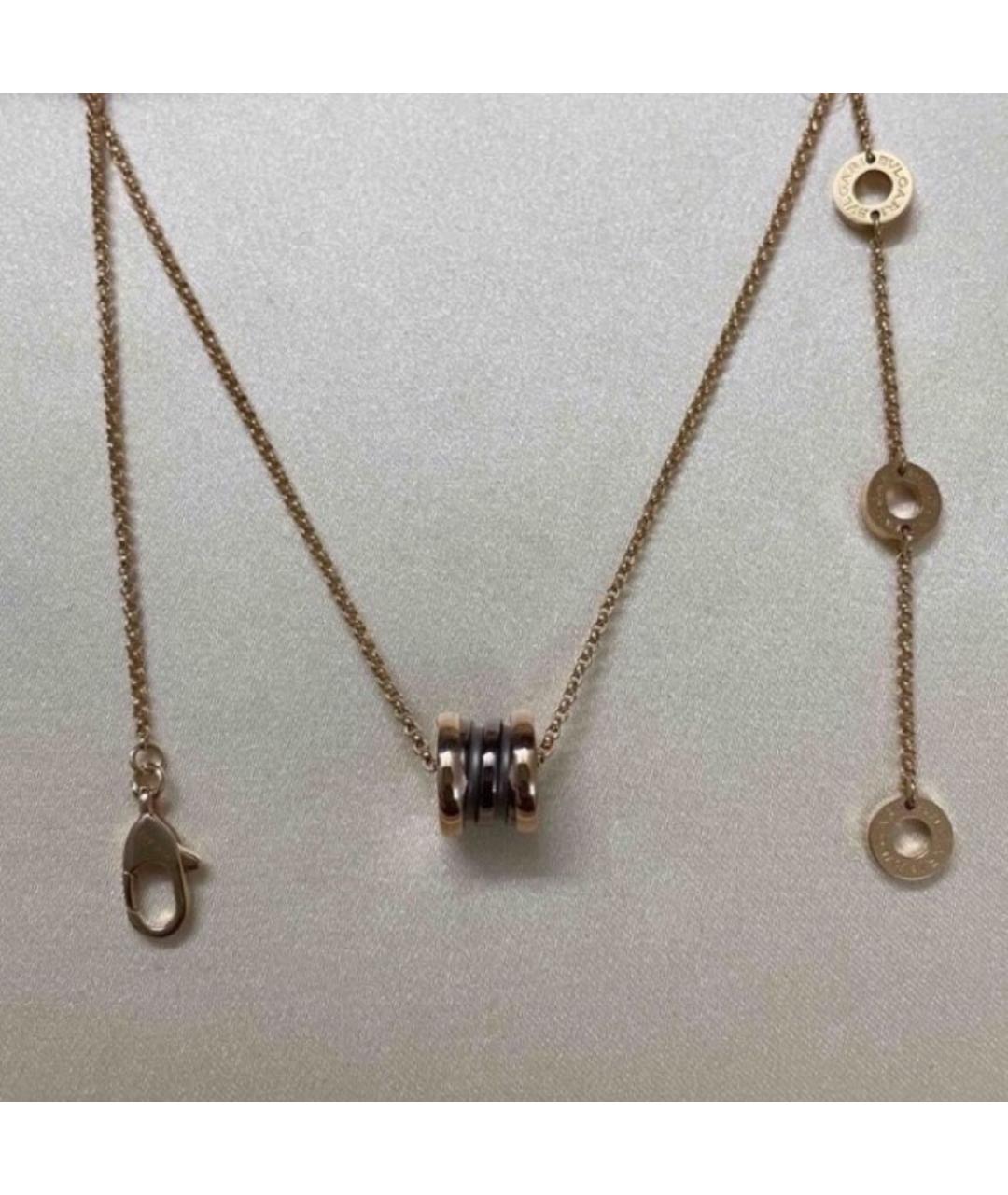 BVLGARI Розовая подвеска из розового золота, фото 3