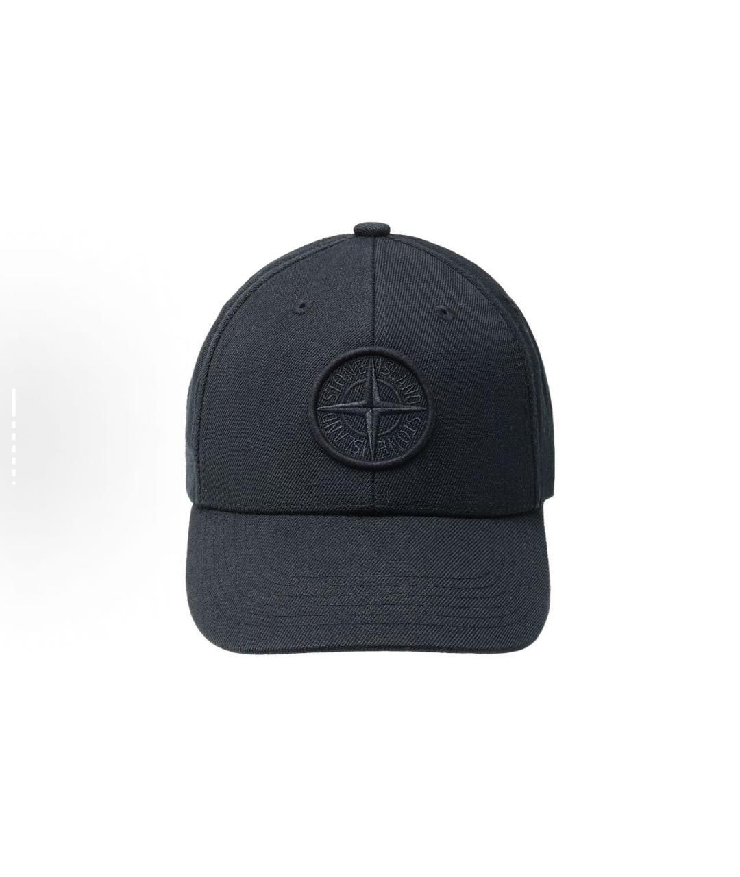 STONE ISLAND Черная хлопковая кепка/бейсболка, фото 2