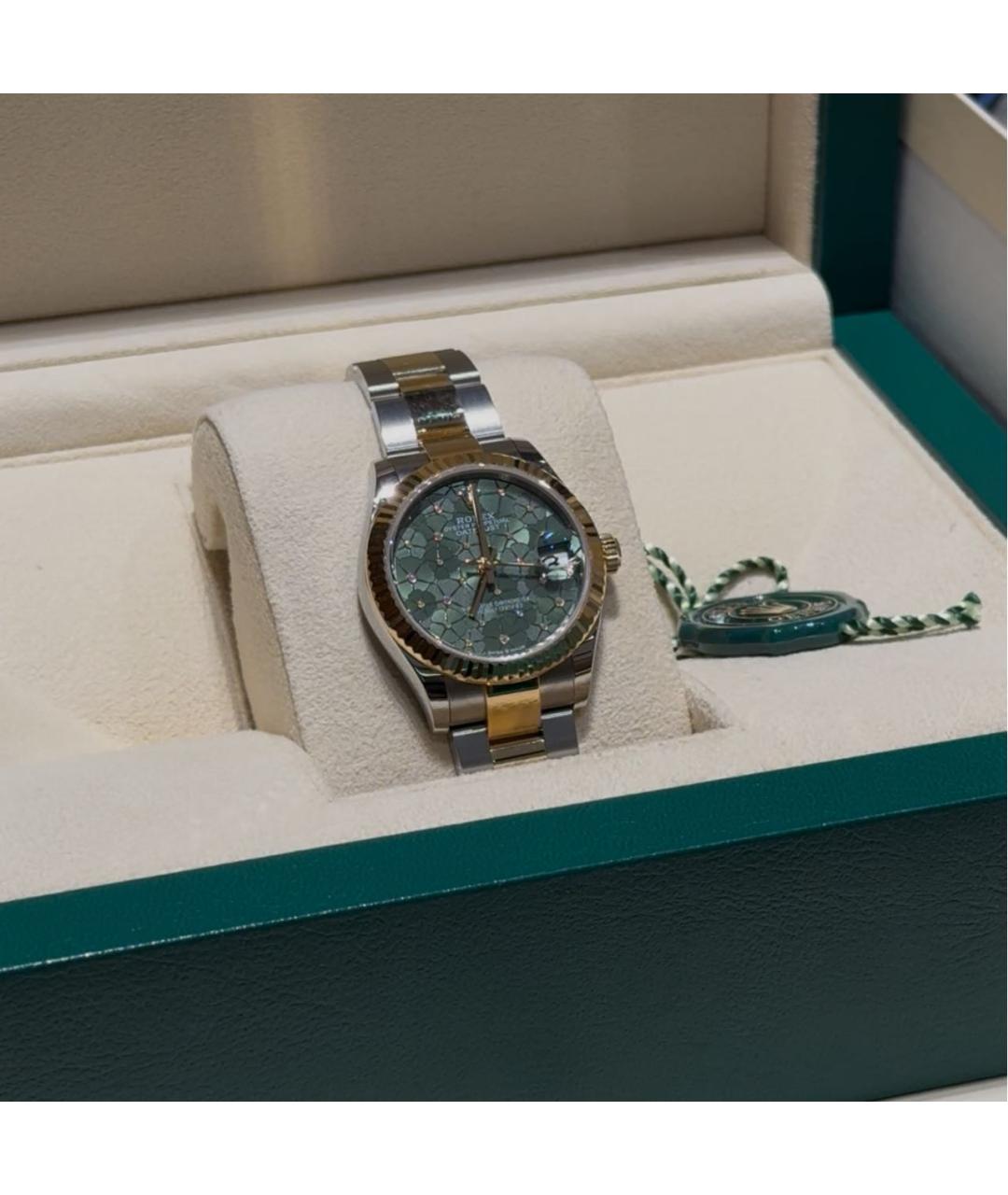 ROLEX Зеленые часы, фото 2