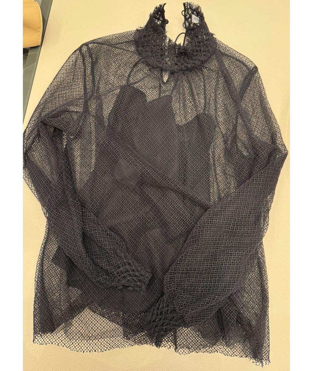 CHRISTIAN DIOR Хаки кружевная блузы, фото 4