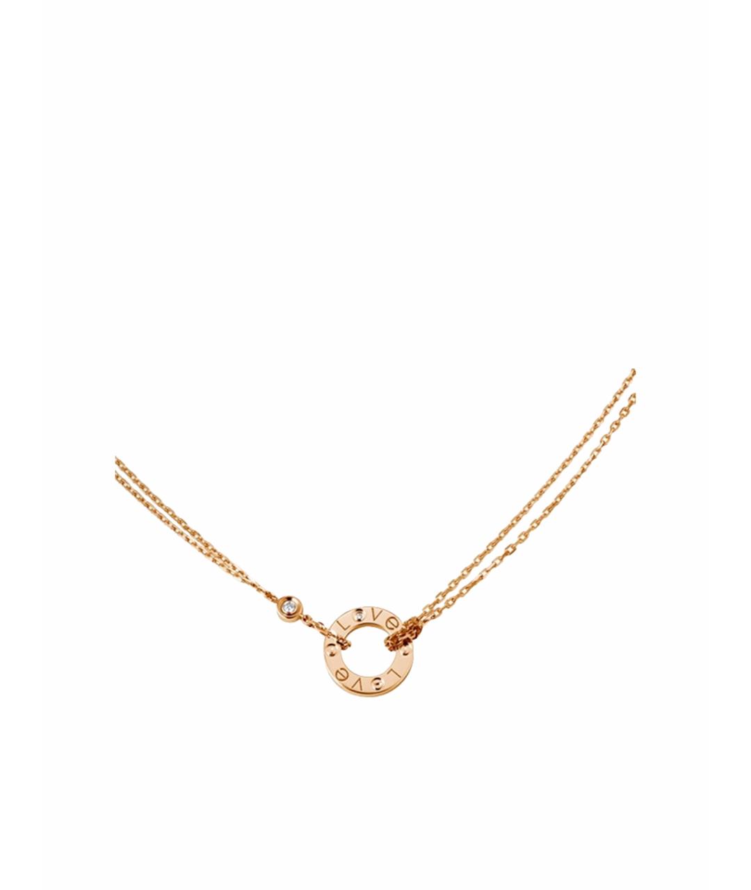 CARTIER Золотая подвеска из розового золота, фото 1