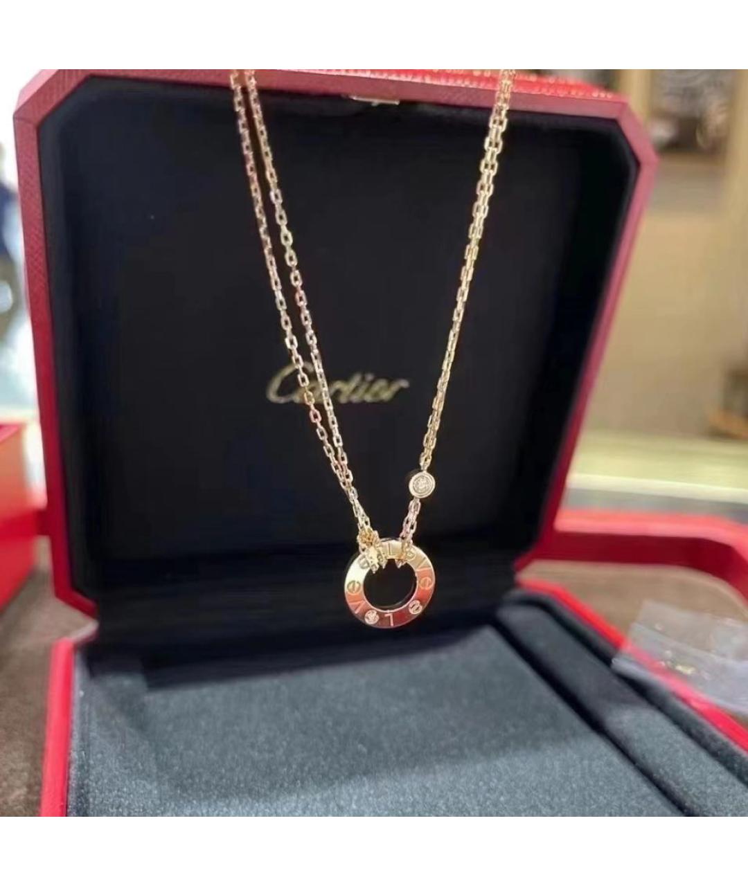CARTIER Золотая подвеска из розового золота, фото 2