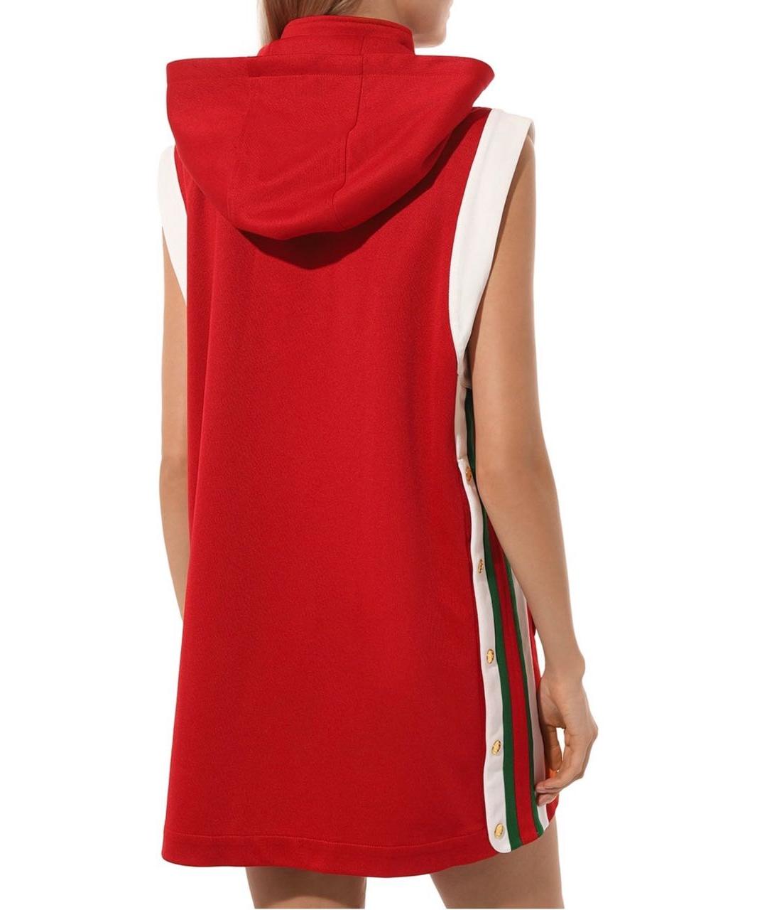 GUCCI Красное повседневное платье, фото 4