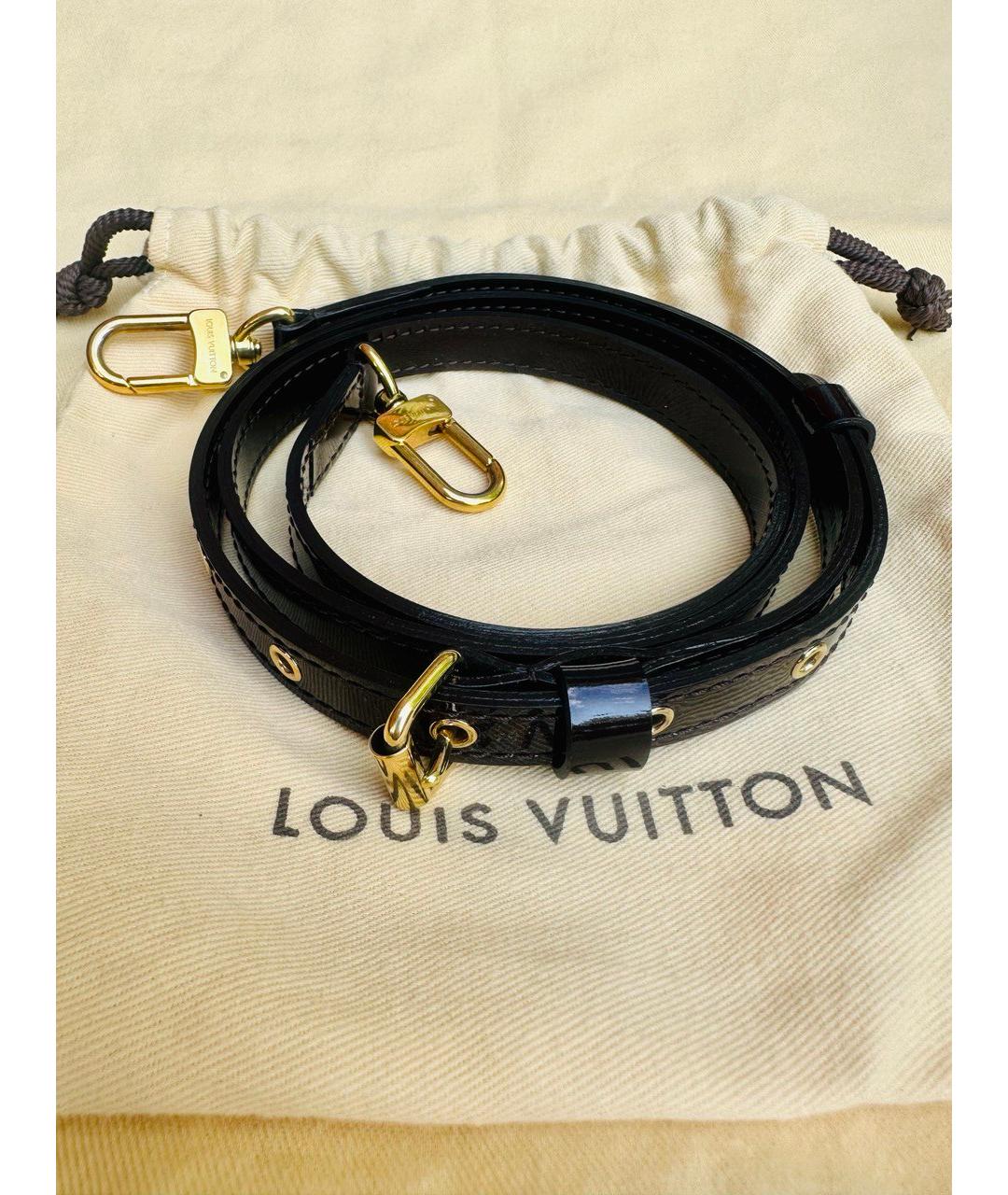 LOUIS VUITTON Бордовая сумка через плечо из лакированной кожи, фото 7