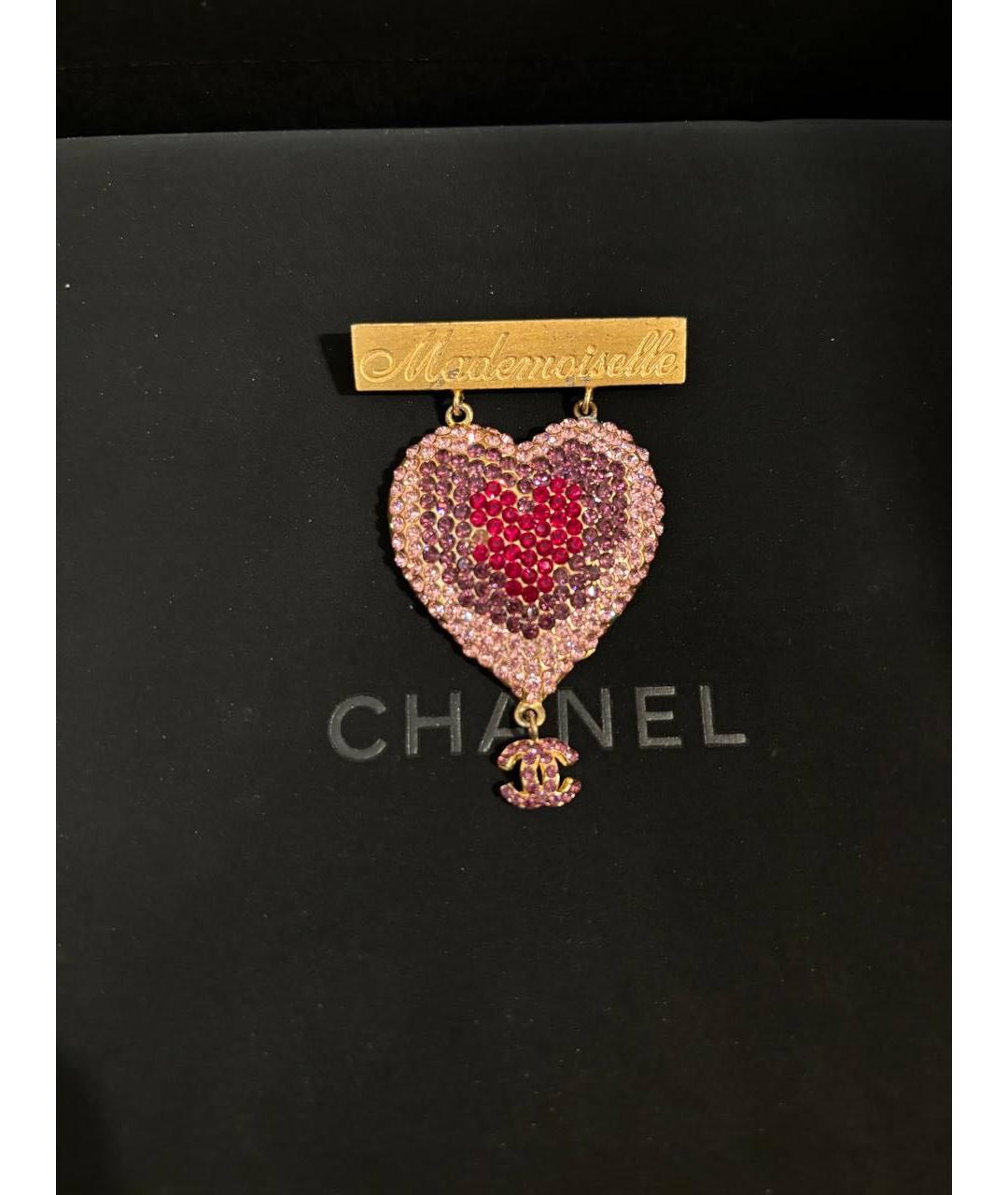 CHANEL Розовая булавка / брошь, фото 6