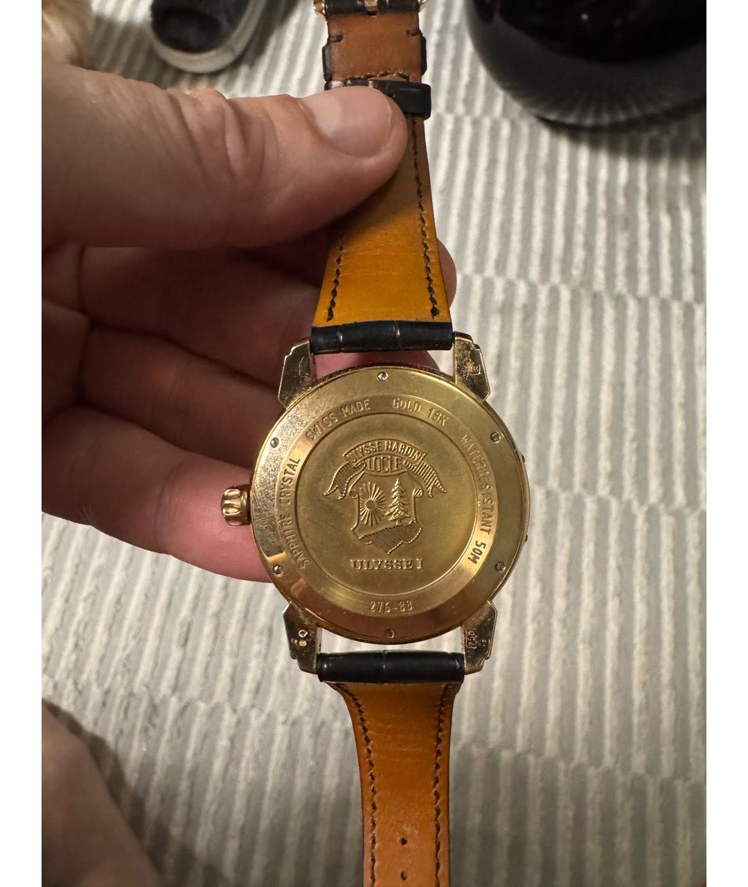 Ulysse Nardin Желтые часы из желтого золота, фото 2