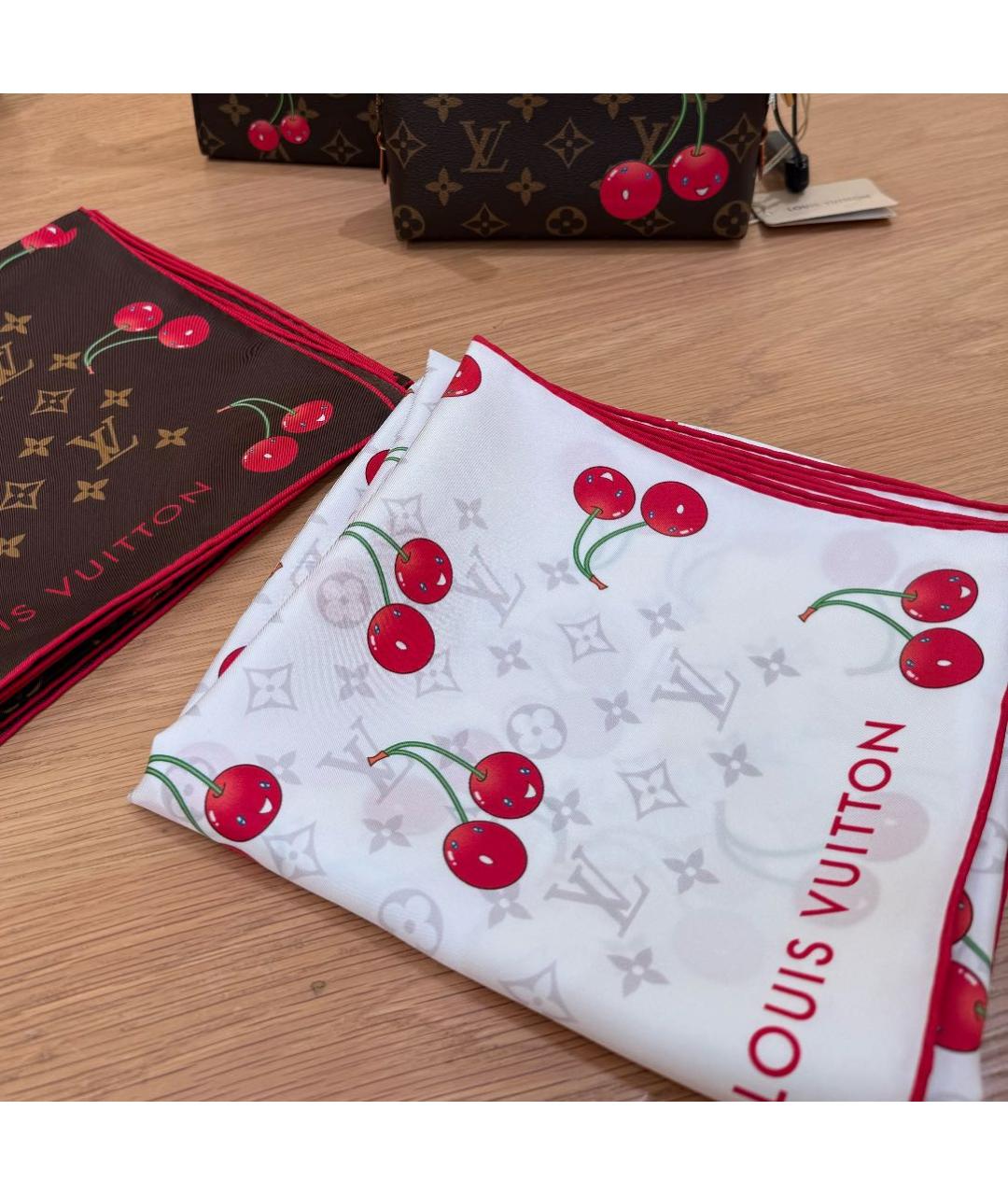 LOUIS VUITTON Мульти шелковый платок, фото 2