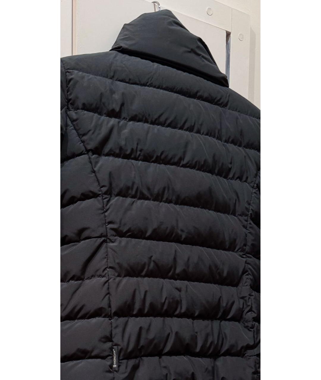 MONCLER Черный пуховик, фото 3