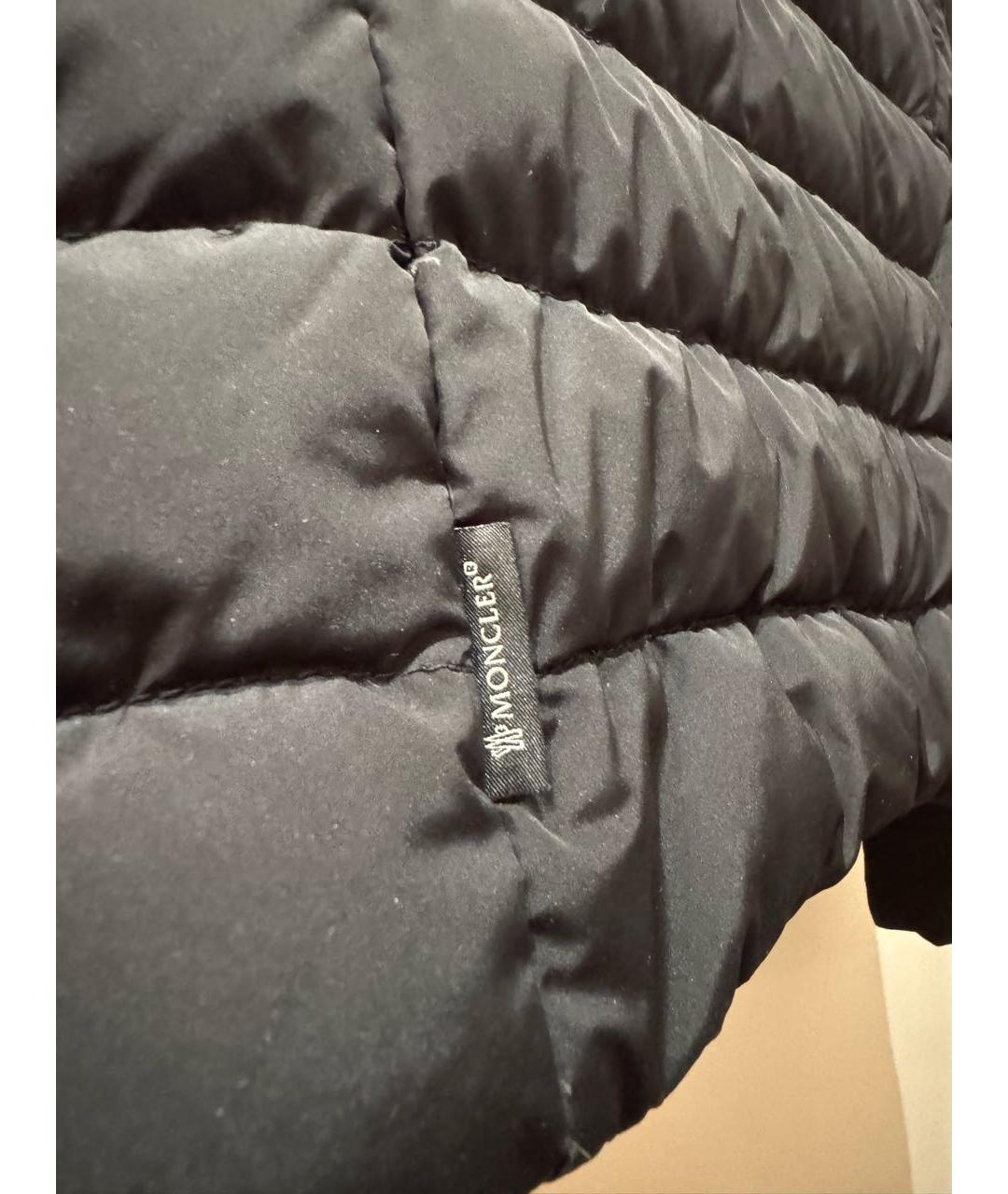 MONCLER Черный пуховик, фото 6