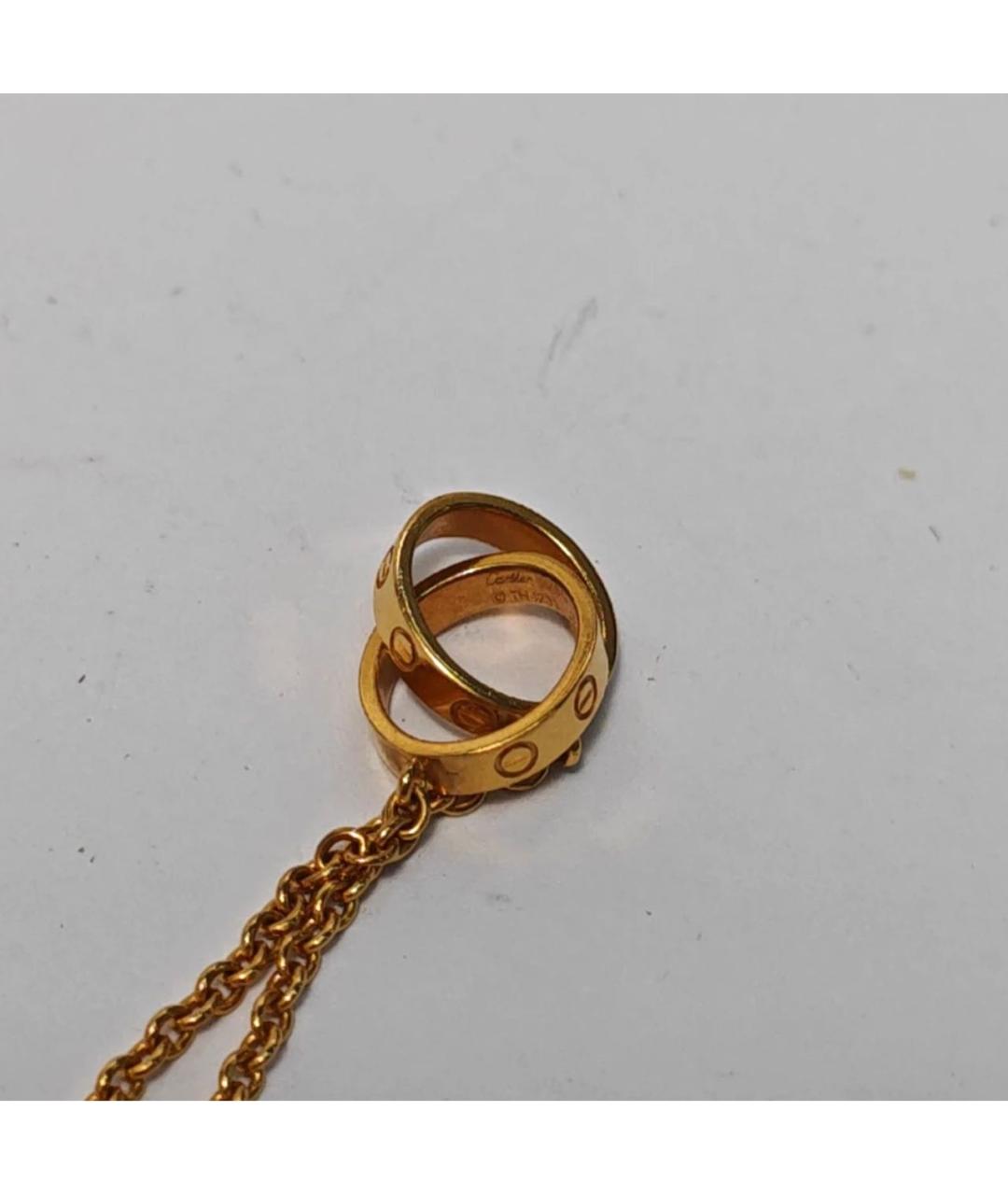 CARTIER Золотая подвеска, фото 4
